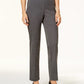 Alfred Dunner Women's Classics Allure Pull On Slim Leg Pants Gray Size 14