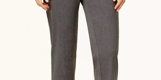 Alfred Dunner Women's Classics Allure Pull On Slim Leg Pants Gray Size 14