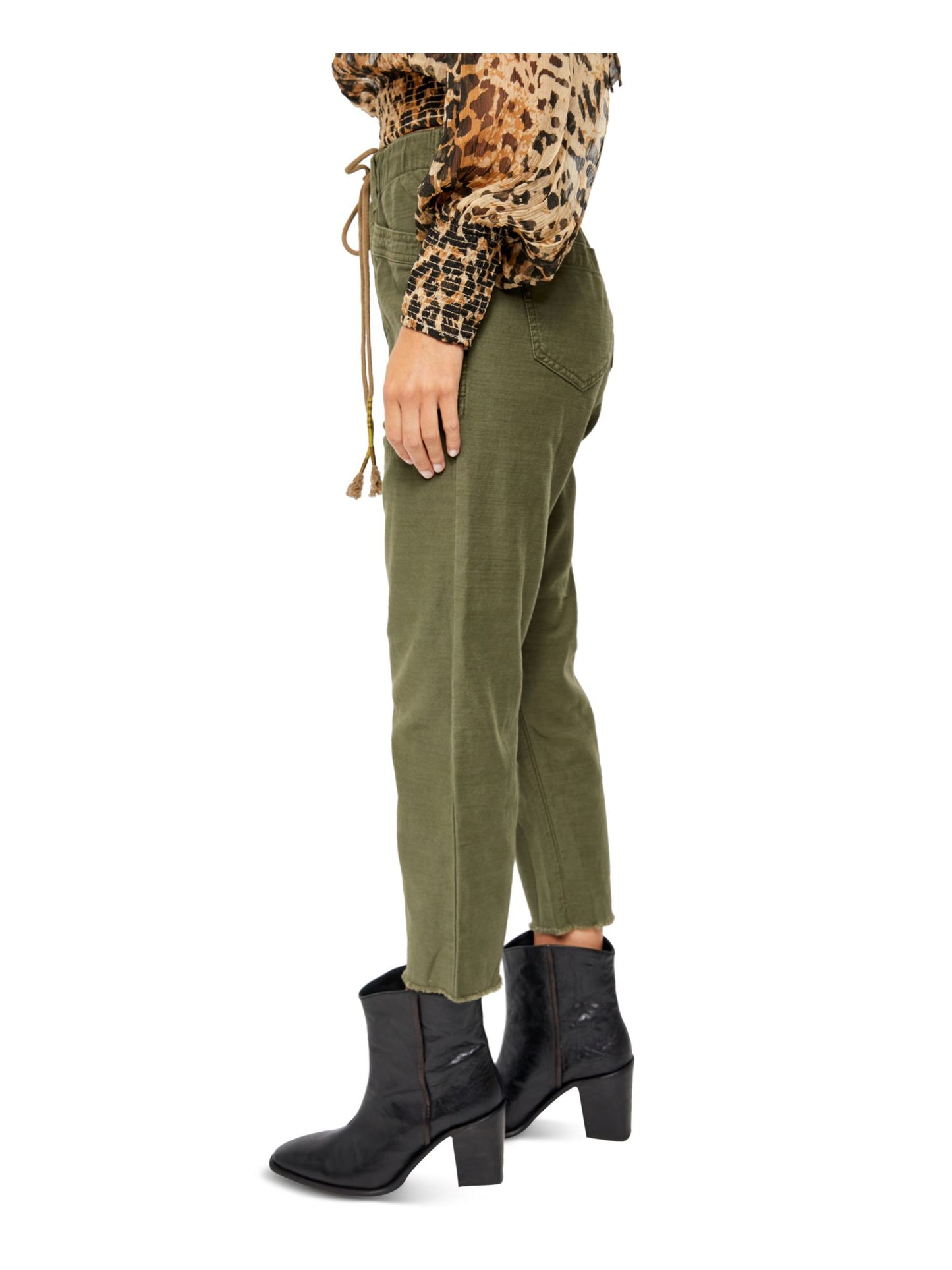 Free People Women's Pants Green Size X-Large
