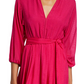 Joie Women's Favia Tie Waist 3/4 Sleeve Dress Pink Size X-Small