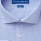Vince Camuto Men's Button Down Stripe Dress Shirt Blue Size 14