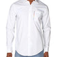Kenneth Cole Reaction Men's Slim Fit Long Sleeve Button Down Shirt White Size X-Large