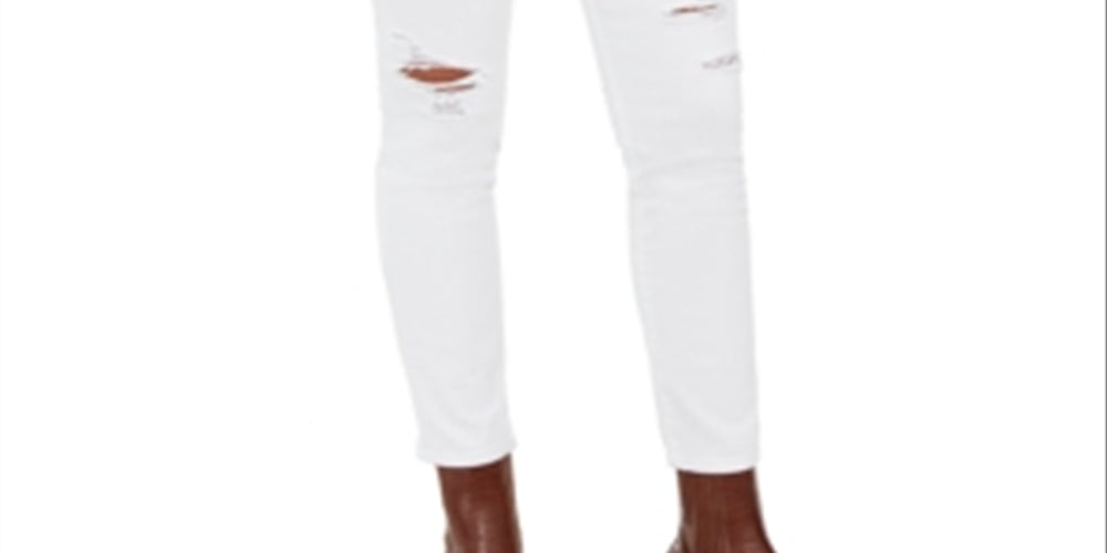 Style & Co Women's Skinny Ankle Jeans White Size 14