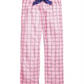 Max & Olivia Little & Big Girl's Plaid Pajama Pants Pink Size M