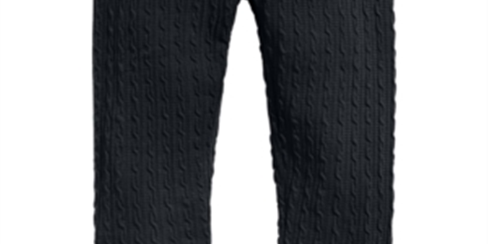 First Impressions Baby Girl's Textured Leggings Black Size 24MOS