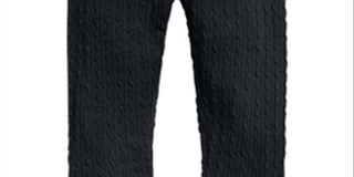 First Impressions Baby Girl's Textured Leggings Black Size 24MOS