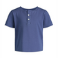 Mini Series Boy's Henley Tee Blue Size 2T