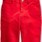 Ralph Lauren Boy's Madison Stretch Corduroy Slim Fit Pants Red Size 3T