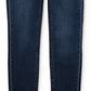 Hudson Girl's Adeline Rhinestone Skinny Jeans Blue Size 6X