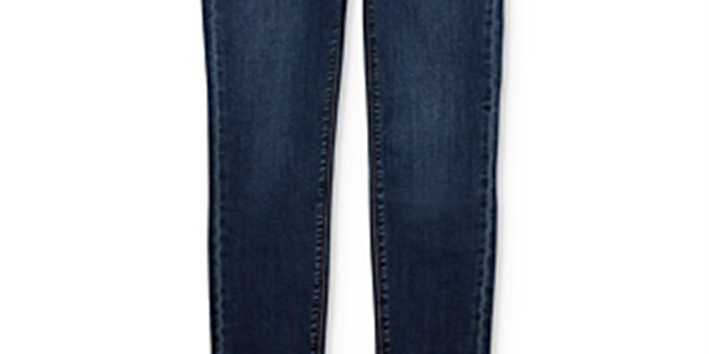 Hudson Girl's Adeline Rhinestone Skinny Jeans Blue Size 6X