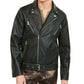 INC International Concepts Men's Motorcycle Washed Faux Leather Belted Jacket Green Size XX-Large