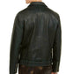 INC International Concepts Men's Motorcycle Washed Faux Leather Belted Jacket Green Size XX-Large