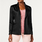 INC International Concepts Women's Classic Fit Blazer Black Petite L