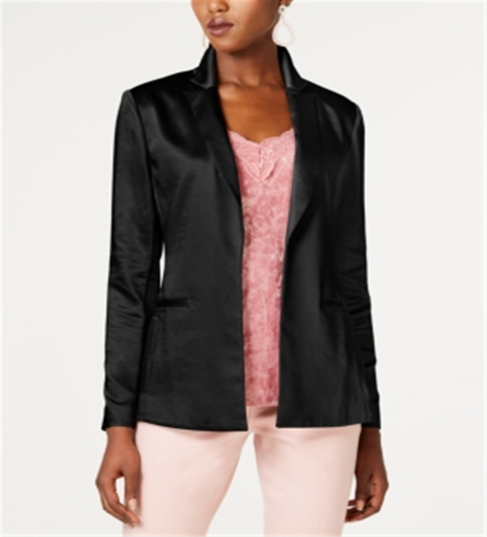 INC International Concepts Women's Classic Fit Blazer Black Petite L