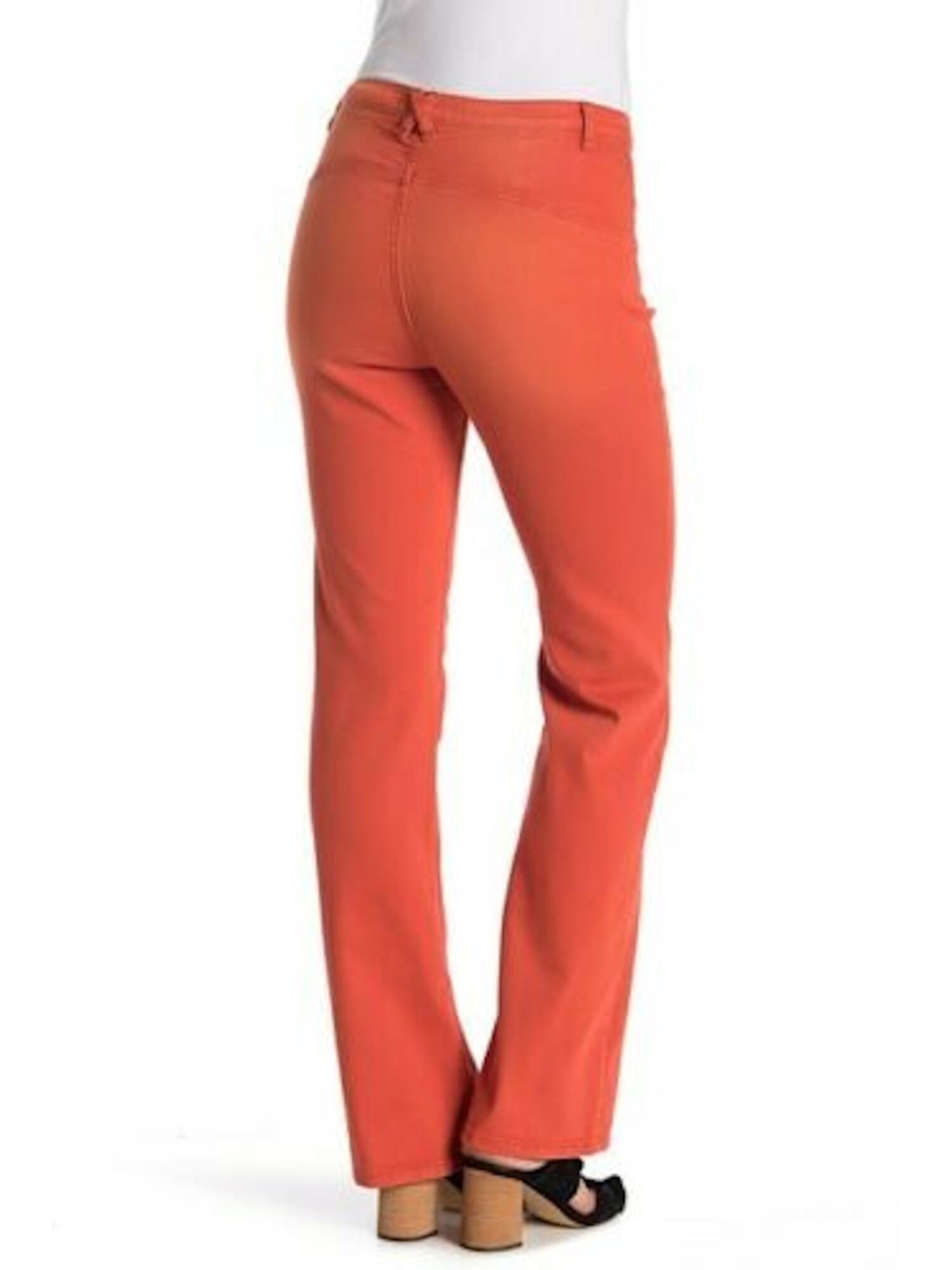 Free People Women's Lace up Boot Cut Jeans Orange Size 27