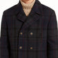 Ralph Lauren Men's Coat Overcoat Double Breast Black Size 44