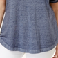 Style & Co Women's Plus V Neck Short Sleeves T-Shirt Blue Size 0X