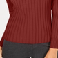 INC International Concepts Women's Raglan Jewel Neck Top Red Size X-Small