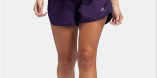Adidas Women's Fitness Running Shorts Purple Size Medium