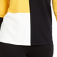 Alfani Women's Drop Shoulder Colorblocked Top Yellow Combo Size Petite XL