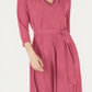 Charter Club Women's Solid MIDI Dress Pink Rose Size Petite XL