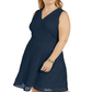 Charter Club Women's Plus Sheath Fit N Flare Lace Dress Blue Size 1X