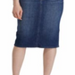 Ralph Lauren Women's Curvy Sculpted Denim Skirt Blue Size 8
