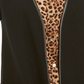 Charter Club Women's Open Front Zip Trim Cardigan Black Size XX-Large