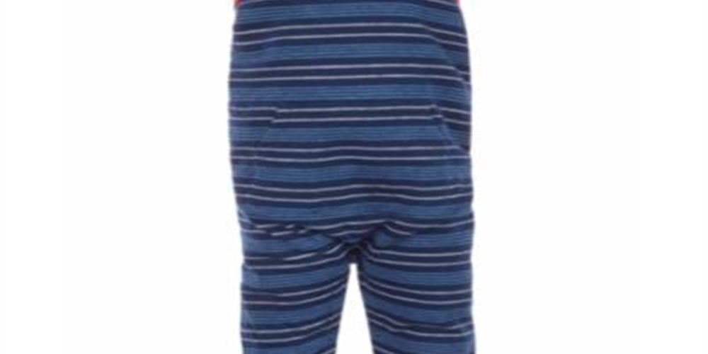 First Impressions Baby Boy's Stripe Colorblocked Jumpsuit Blue Size 24MOS