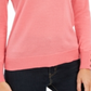 Charter Club Women's Button Cuff Merino Wool Sweater Pink Size Petite L