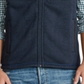 Ralph Lauren Men's Fleece Mock Neck Vest Blue Size S