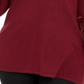Alfani Women's Plus Faux Fur Cuff Tunic Mock Turtleneck Sweater Red Size 3X