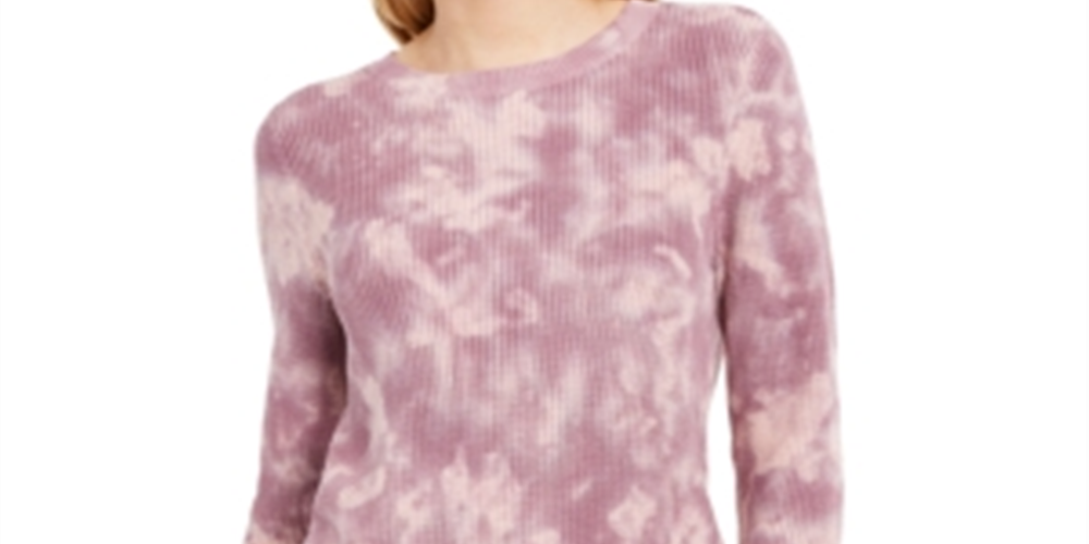 INC International Concepts Women's Tie Dyed Sweater Pink Size XX-Large