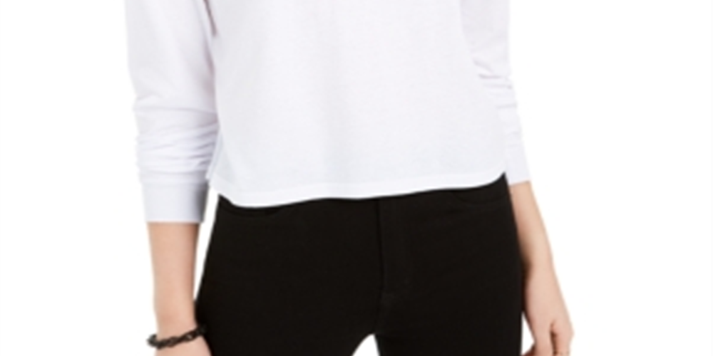 Disney Junior's Graphic Print Long Sleeve T-Shirt White Size X-Large