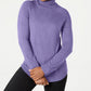 Karen Scott Women's Luxsoft Turtleneck Sweater Purple Size Medium