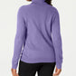 Karen Scott Women's Luxsoft Turtleneck Sweater Purple Size Medium