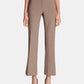 Calvin Klein Women's Zippered Pocketed Wear to Work Straight Leg Pants Brown Size 8 Petite