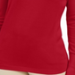 JM Collection Women's Embellished Sleeve V Neck Sweater Red Size X-Large
