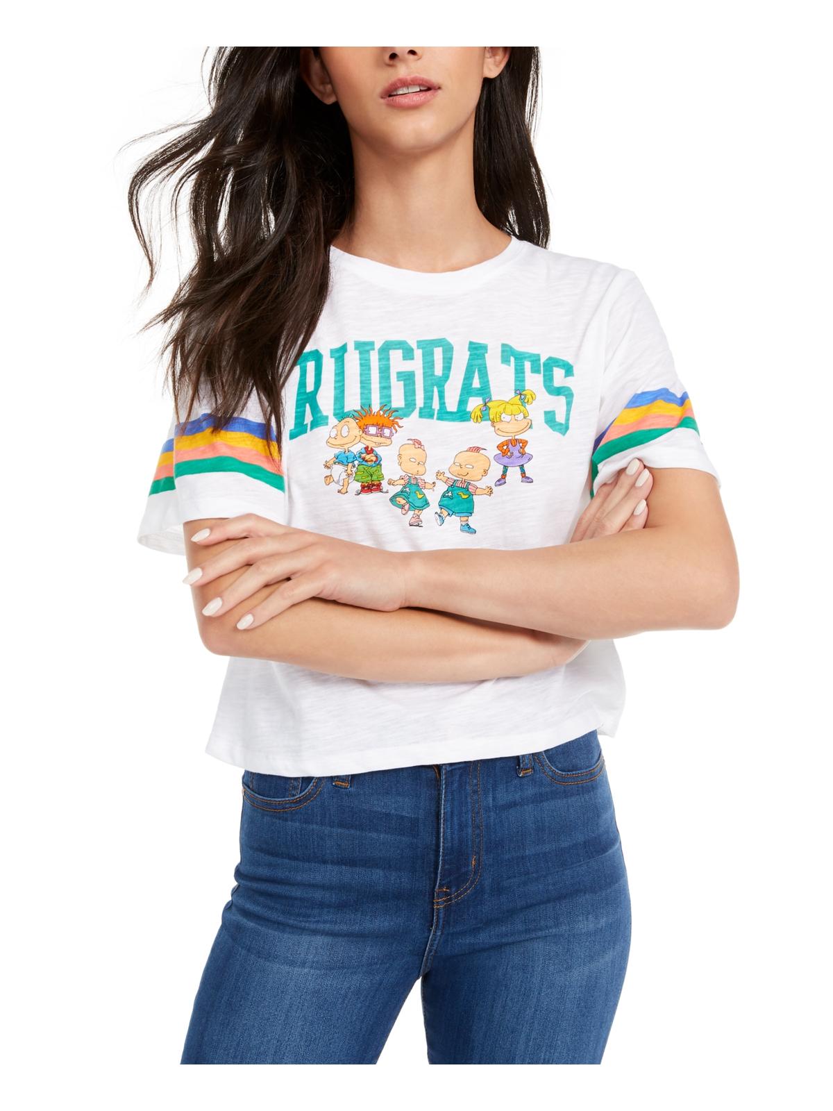 Freeze 24-7 Junior's Rugrats Graphic T-Shirt White Size Small