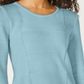 Karen Scott Women's Patchwork Stitch Pullover Sweater Blue Size XX-Large