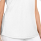 Karen Scott Women's Tie Sleeve T-Shirt White Size X-Small