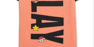 Nintendo Little Boy's Super Mario Bros Play T-Shirt Orange Size 7