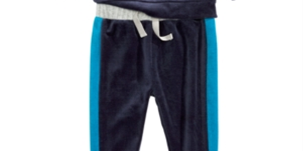 First Impressions Infant Boy's Colorblocked Sweatshirt Blue Teal Size 18M
