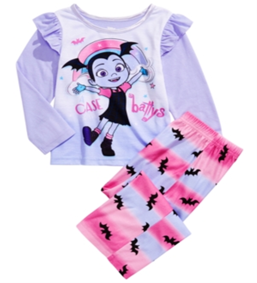 Ame Toddler Girl's 2 Pc Vampirina Pajamas Set Purple Size 3T