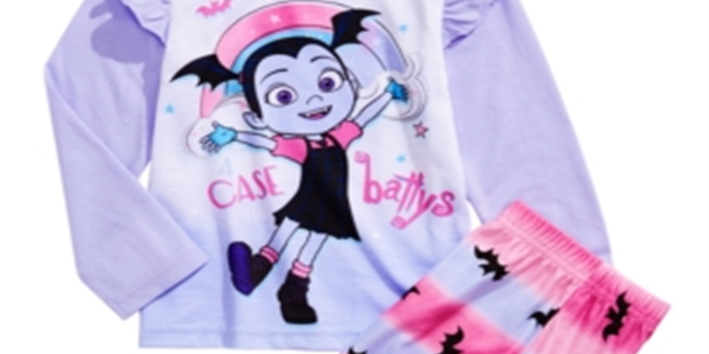 Ame Toddler Girl's 2 Pc Vampirina Pajamas Set Purple Size 3T