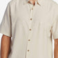 Quiksilver Men's Tahiti Palms Graphic Shirt Gray Size Medium
