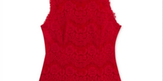 Rare Editions Big Girl's Lace Dress Red Size 10