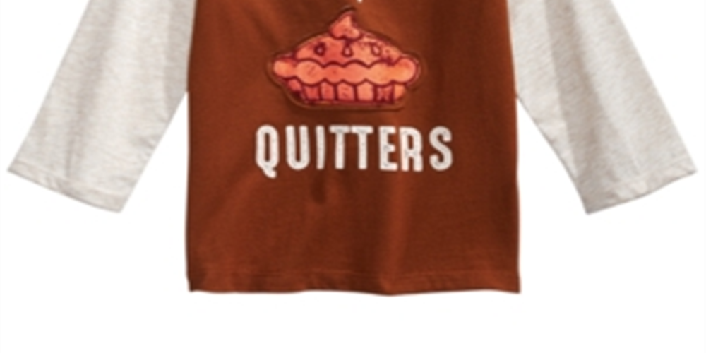 First Impressions Baby Boy's Colorblocked Leftovers T-Shirt Brown Size 12MOS