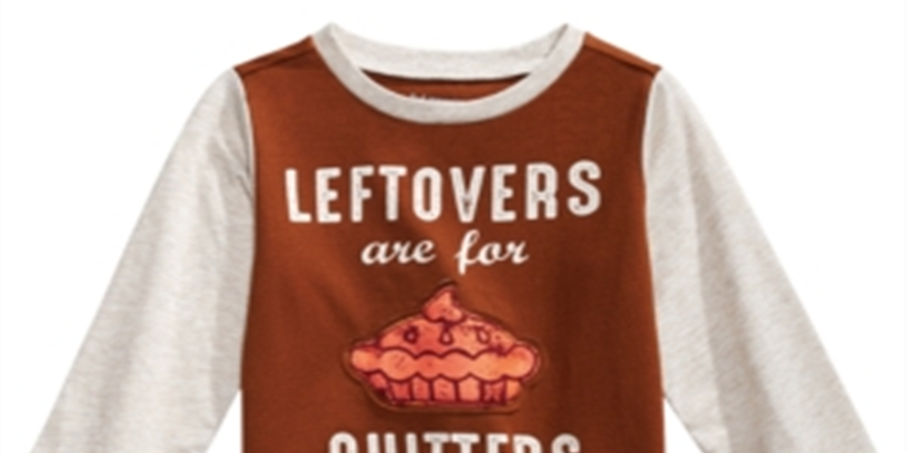 First Impressions Infant Boy's Colorblocked Leftovers T-Shirt Brown Size 3-6MOS