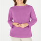 Karen Scott Women's Boatneck Sweater Raspberry Size Petite XL